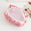 Quilted Large Capacity Floral Makeup Bag for Women Girl Lady Travel Cosmetic Organizer Case Toiletry Storage Pouch for Women