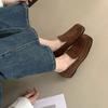 Fashion Soft Female Casual Footwear Flats With Shoes For Women Loafers Fashion Shallow Square Toe Ladies Flats Slip On Shoes