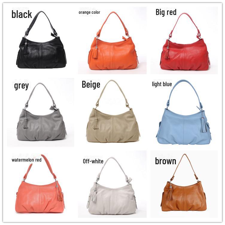 Echtleder Damen Schulter- & Umhängetaschen: Modische Unterarm- und quadratische Taschen aus Rindsleder