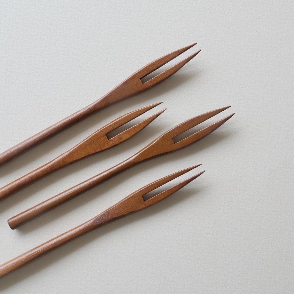 Romwood Rosewood Wooden Tea Fork