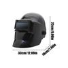 Welder Helmet TIG Welding Helmet TIG Arc Headgear With Double Glass Heat Protection Cover For Machine Repair Metal Cutting
