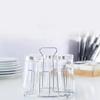 1 Pcs Kitchen Storage Metal Plated Cup Storage Rack Fast Drain Glass Ceramic Cup Rack