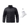 Li Ning Training Collection Fitness Collection Down Jacket Men's Black AYMR145-1