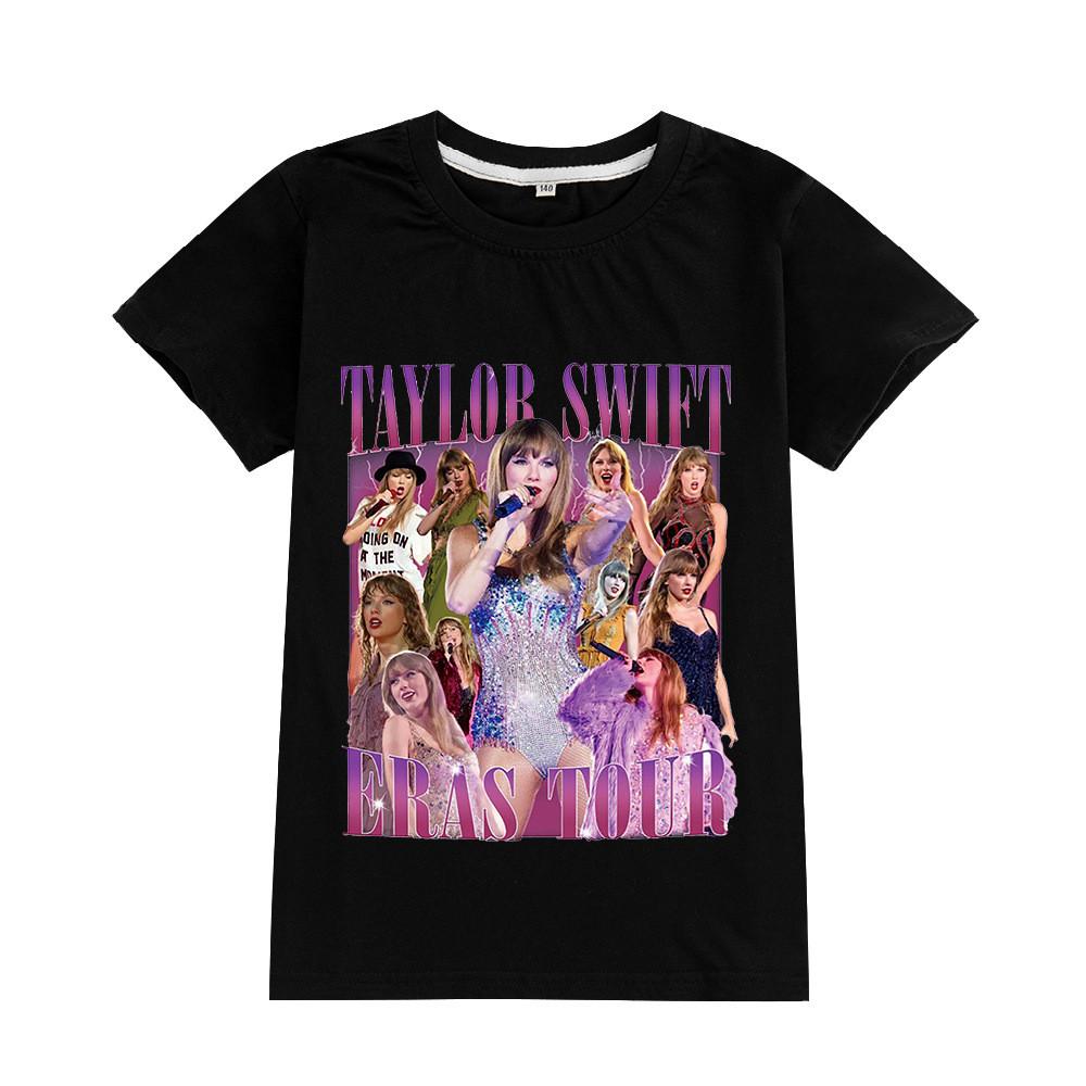 A951 Kids Boys Girls Taylor swift Summer Short Sleeves T-shirt 100cm