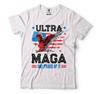 Ultra MAGA American Flag Political Shirts Anti Biden Trump 2024 Trump Shirts