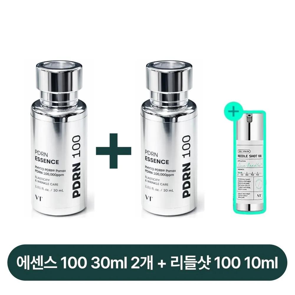 1+1 VT COSMETICS VT PDRN Essence 100 30ml + Riddle Shot 100 10ml