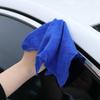 Car Microfiber Towels Auto Detailing Polishing Cloth Car Motorcycle Cleaning Care Tools Household Blue Softness Cleaning Towel