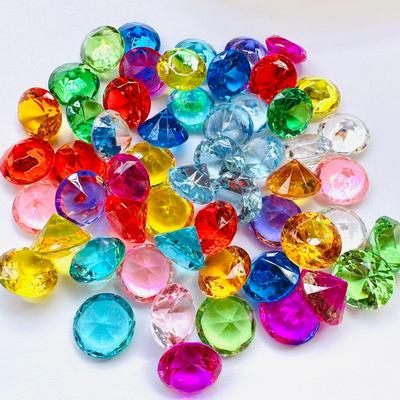 Diamanti Giocattolo in Acrilico da 20 mm per Matrimoni, Distributori di Caramelle e Ricompense per la Scuola Materna