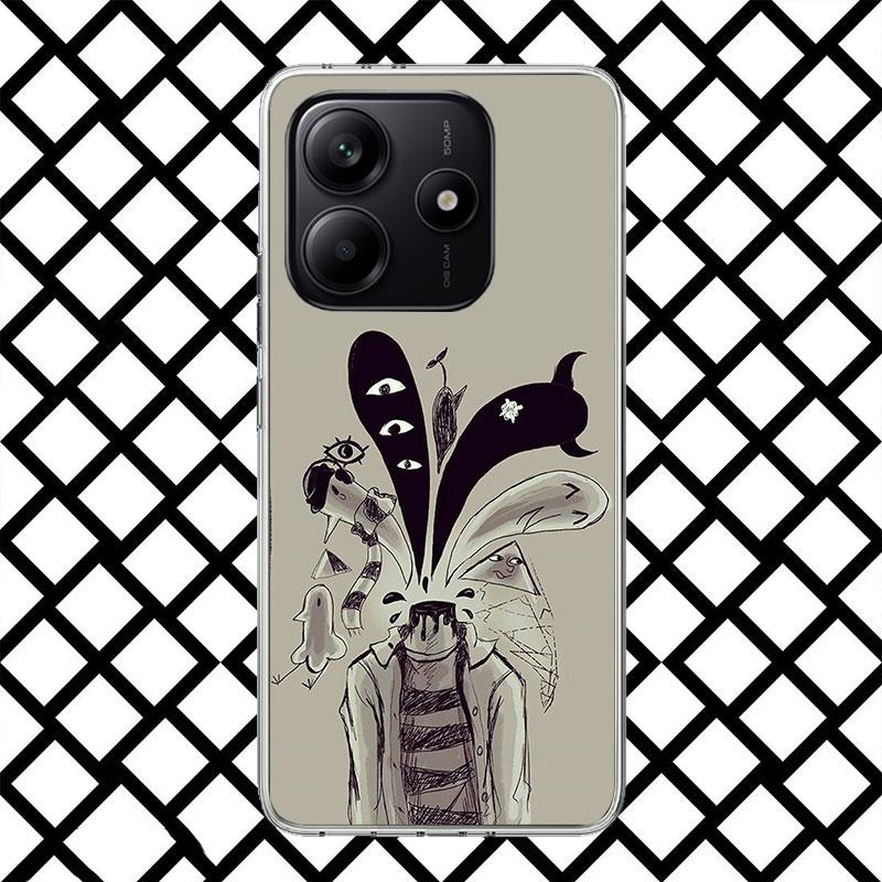 Oyasumi Punpun Phone Case for Xiaomi Redmi Note 15 14 14S 13 12 12S 11 Pro Plus 11E 11T 11S 10S 5G Soft Cover Fundas Redmi Note