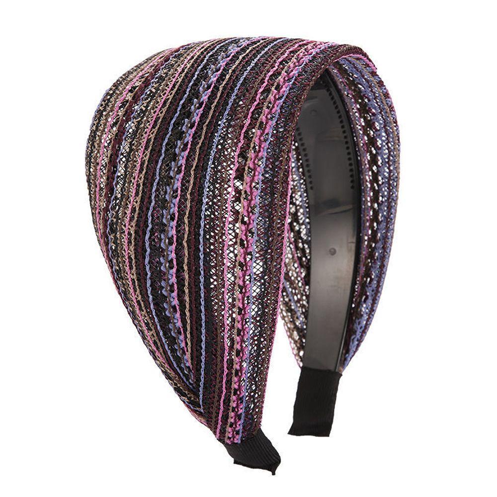 Summer Mesh Wash Face Wide Edge Headband Hair Accessories Korean Style Hair Hoop Women Hair Band