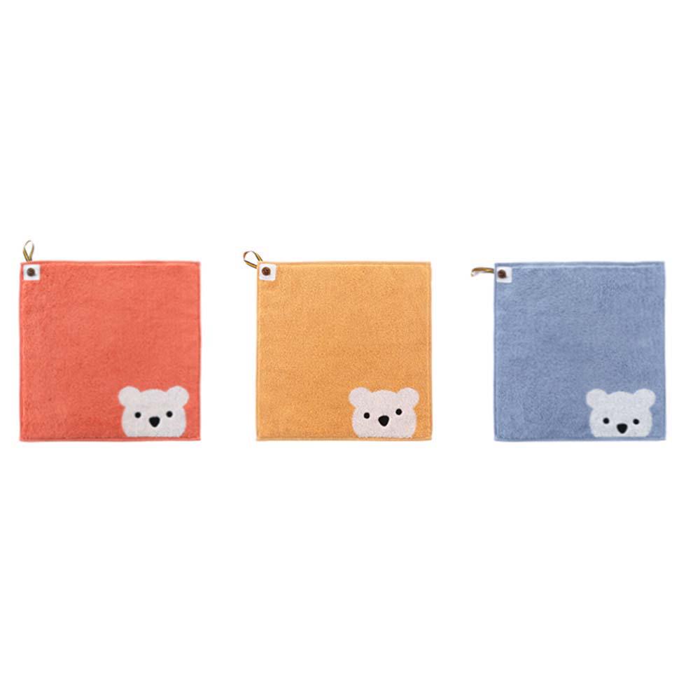 Kinder Handtücher Jungen Mädchen Kindergarten Cartoon Bär Muster Hangable Handtuch Baumwolle Baby Gesicht Handtuch Kinder Bad Produkte