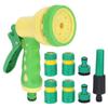 Garten Sprühgerät Set mit 8 Sprühmodi Hochdruck Sprinkler zum Bewässern Autowaschen