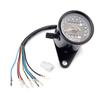 Cafe Racer  Custom Motorcycle Mechanical Speedometer with LED Indicator Odometer 220km h
