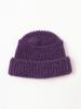 Gorro Beams Boy [Encomenda Especial] Gorro de Malha Cableami Mohair Feminino Roxo Livre