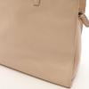 Used LOEWE Anagram Handbag Leather Beige Used Women