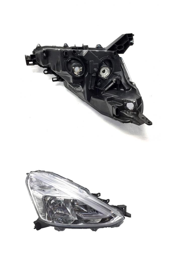 Compatible Headlights for Nissan Livina 2013-2016: Front Lighting Lamps Half Assembly