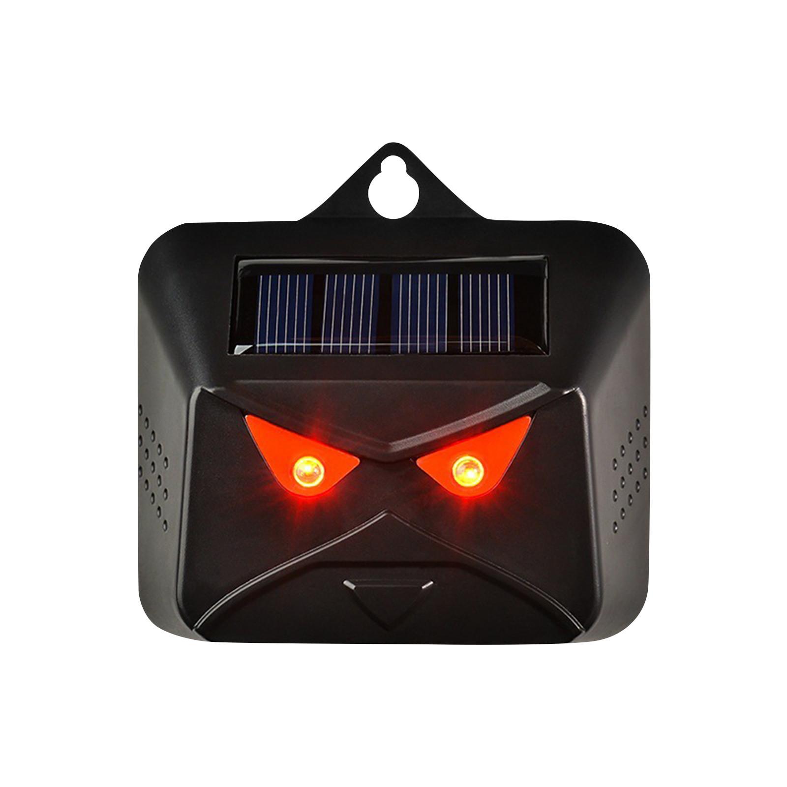 

Солнечный ночной отпугиватель животных, контрольный свет для животных для койота, енота, оленя, скунса, уличный отпугиватель, идеально подходящий для сада, двора, фермы, курятника One Size