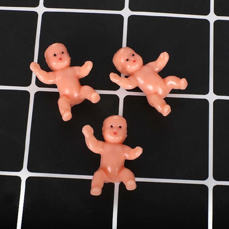 10PCS Mini Model Baby Figure Pretend for Play Ornament Hobby Collection Figurine