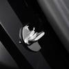 ALX1 4Pcs Stainless Steel Car Door Lock Buckle Cover Accessories For Tesla Model-3 Model-S Model-X Model-Y Cybertruck Roadster SpaceX