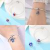 Guardian'S Hand Pendant Blue Football Skull Cross Bead Originalcopper Bead Fit Bracelet Accessory Women Jewelry Diy Gift