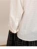 Checkered 3D Jacquard Cotton Tie-Up Shirt: Niche Long-Sleeve Jacket for Spring & Summer