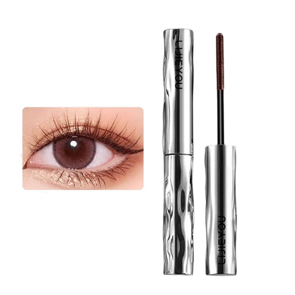Steel Tube Mascara Primer Waterproof Fast Drying Long Non-smudged Curling Mascara A8U9