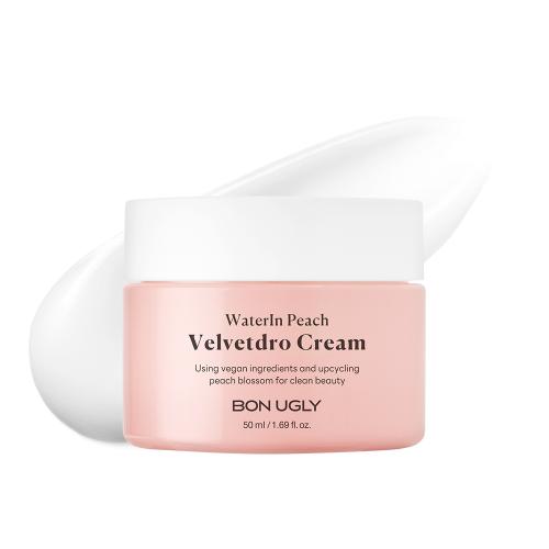 Bon Ugly Water-in Peach Velvet Draw Cream 50ml + Firming Kelp Sample Set