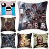Cartoon The B-Bindings Of Isaac Pillow Covers Cartoon Sofa Decorative Home Double-sided Printing Short Plush Cute Cushion Cover