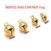 20 Stück Edelstahl Exquisite 5mm 6mm 8mm 10mm Kleine Glocke DIY Schmuck Armband Herstellung Klingelnde Glocken Weihnachtsdekoration