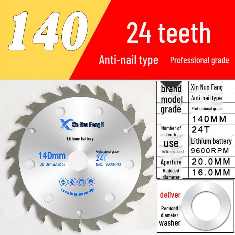 High-Speed Steel & Tungsten Circular Saw Blade for Wood & Aluminum, 4-10 Inch, Fits Hand Angle Grinders