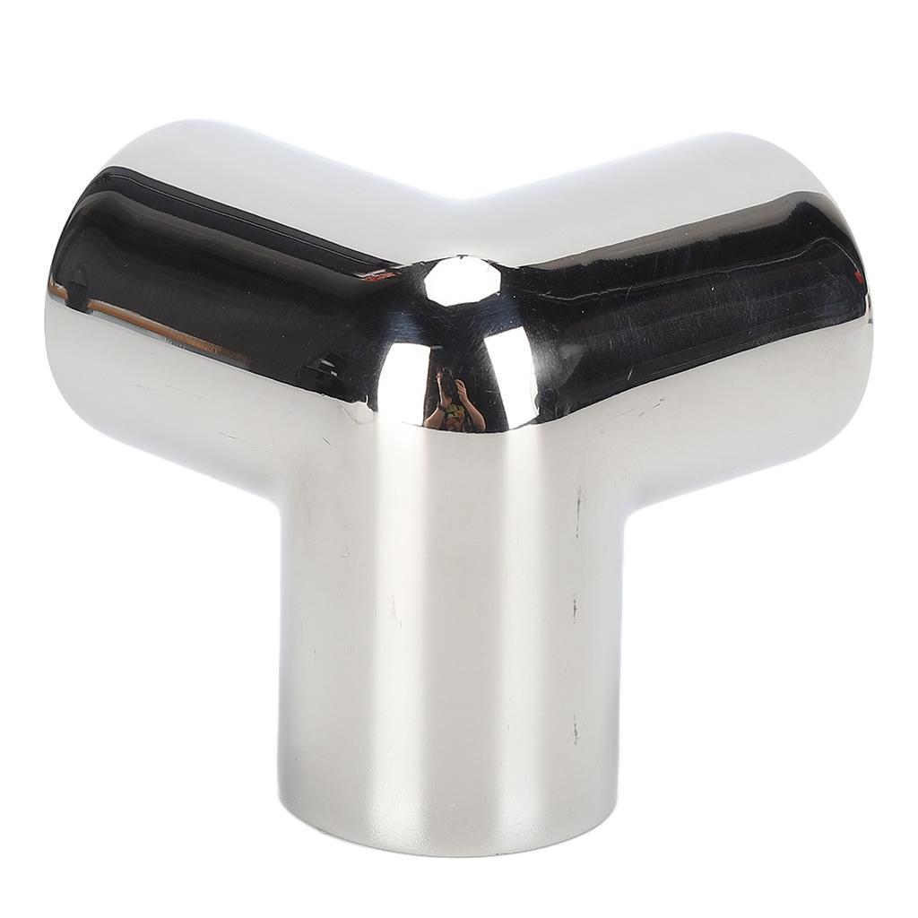 3 Way Corner Tee Joint 316 Stainless Steel Mirror Polished Yacht Hand Rail Elbow Pipe Fittings