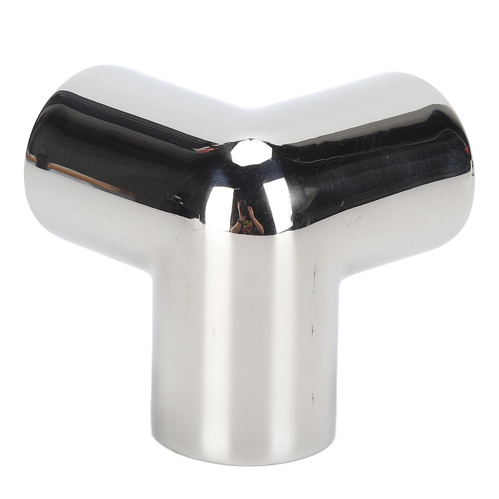 

3 Way Corner Tee Joint 316 Stainless Steel Mirror Polished Yacht Hand Rail Elbow Pipe Fittings