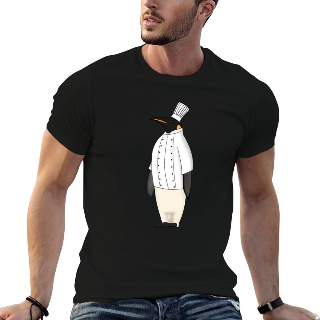 Penguin Chef Tshirt T Shirt Custom Print Unisex T Shirts Cotton Funny T Shirts Dark Humor Tshirt