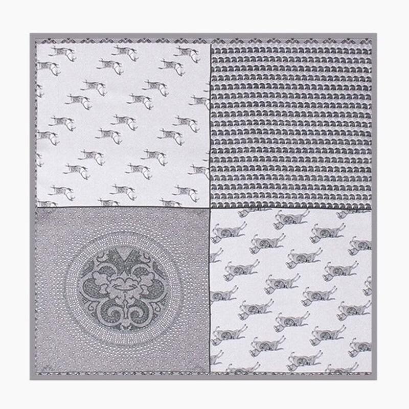 Silan Rare Treasures 53 Mulberry Silk Small Square Scarf