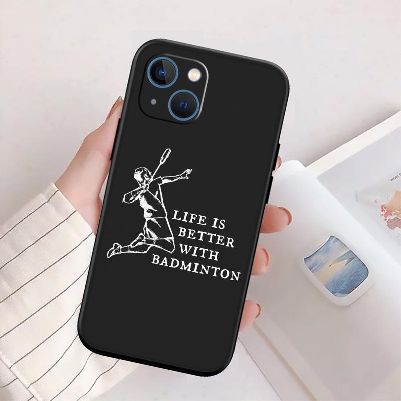 

BH5 Badminton Sports New High-End Shell Phone Case for iPhone SE X XS XR 16E 17 11 Pro Max 8 7 6 6s Plus Air iPhone XS