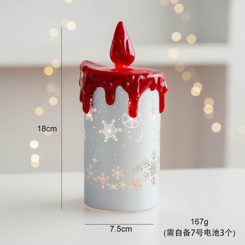 

Рождественское украшение Мини стеклянный светящийся подсвечник ветровой фонарь подсвечник настольное украшение рождественский подарок