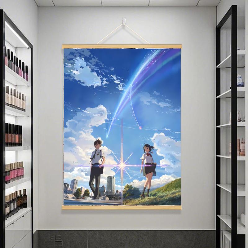 Your Name Anime Beautiful Girl Healing Poster - Bedroom Dorm Decor HD Wall Sticker