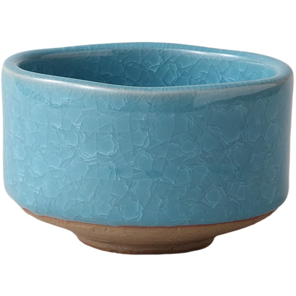 

Matcha x Tortoise Shell Craze Pattern Tea Mino Made in Japan Ale-net Bowl, 11.4 H7cm, (Light Blue), Ceremony, Ware, светло-синий