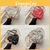 Trendy Small Heart-shaped Crossbody Bag Fashionable 2024 Korean Style For Everyday Use