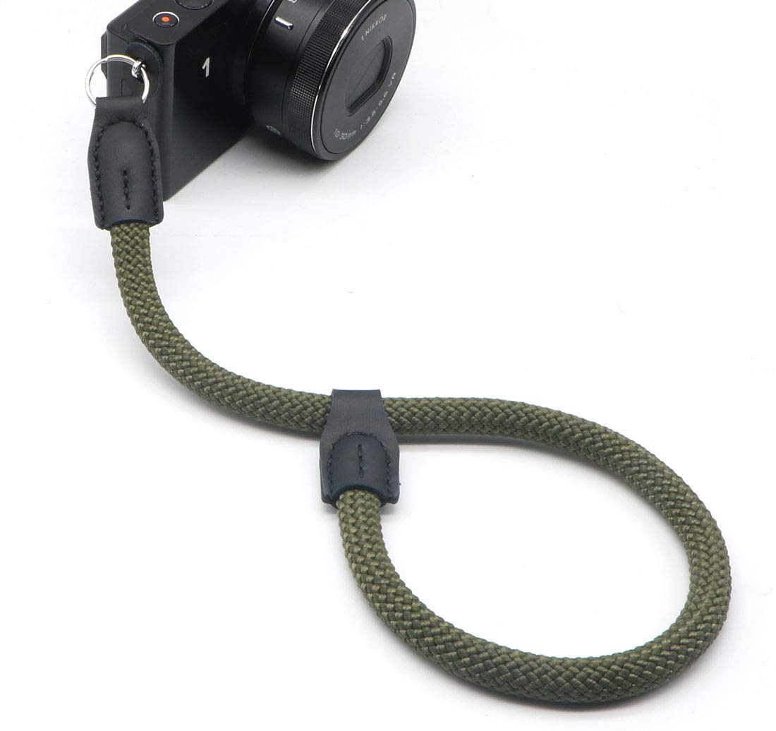 

INPON Hand Strap with Metal Ring and Ring Wire Diameter Cover, Green, 9.5mm зелений