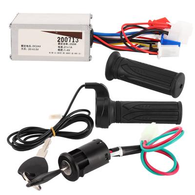 Electric Scooter Speed Controller Set 24V 250W Controller with Throttle Twist Grip Lock