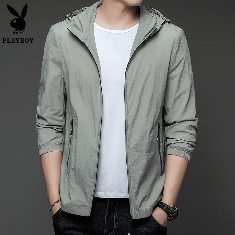 PLAYBOY Men's Summer Outdoor Sun Protection Jacket