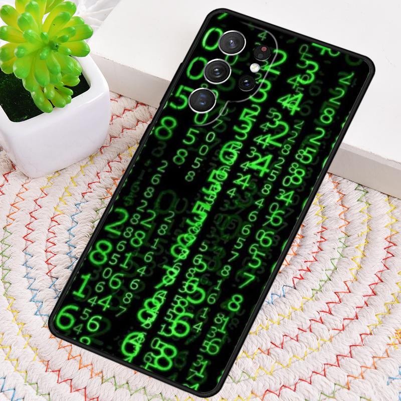 

Matrix Silicone Phone Case For Samsung Galaxy note 10 pro S26 S25 S24 S23 S22 S21 Plus S25Ultra Capa Cover Galaxy S26 Ultra