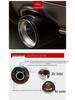 Carbon Fiber M Logo Exhaust Tailpipe Decoration for BMW 1-6 Series