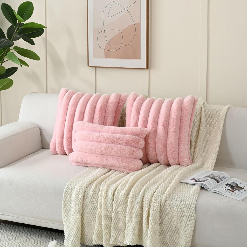 Soft Plush Cushions, Comfortable Sofa and Bedroom Pillows, Available In a Variety of Sizes and Colors. (Pillow Insert Not Included)