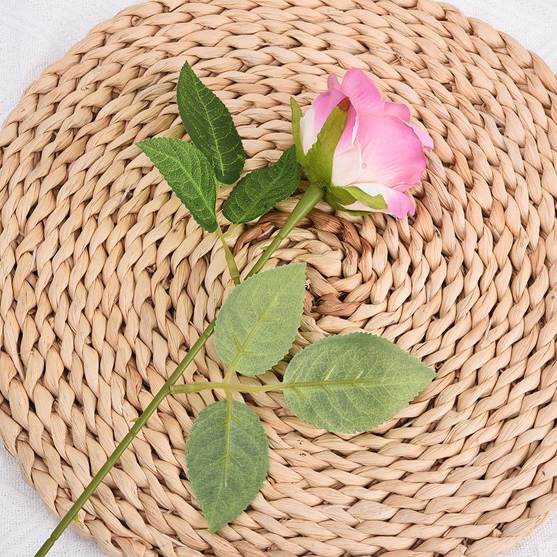 Handgefertigte einzelne künstliche Rose zur Dekoration für Hochzeit, Zuhause oder Valentinstag