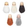 Halloween Party Fake Beard,Funny Fake Mustache Beard for Cosplay Supplies,Costume Party Realistic False Facials Hair