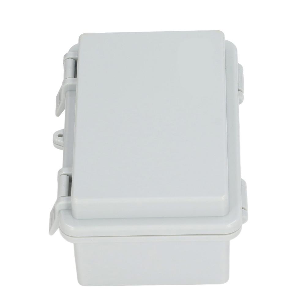 Grey Junction Box Plastic Clip Electrical Enclosure Durable Project Box Outdoor
