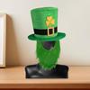 2pcs Green Hat Leprechaun Top Hat And Beard Unique Party Supply For Special Occasions Costume Parties . Birthdays