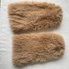 Winter Leggings Covers Leg Warmer Boot Socks Aesthetic Solid Color Warm Furry Plush Boot Cuffs Toppers Leg Gaiters Cover